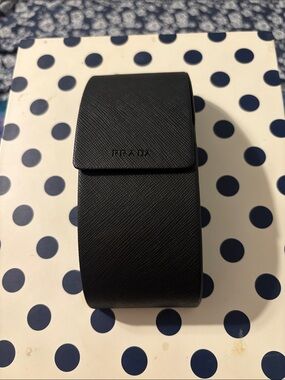 Prada Black Saffiano Eyeglass Case